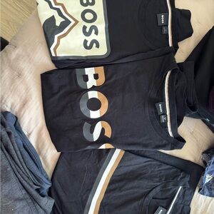 BOSS Kids Black T-Shirt